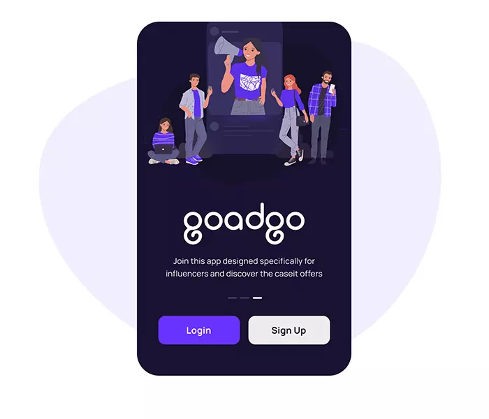Sign up for the app
